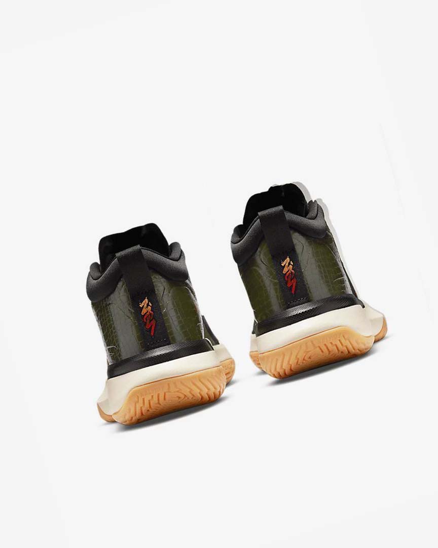 Olive / Black Nike Zion 1 Men's Basketball Shoes | CA_1148