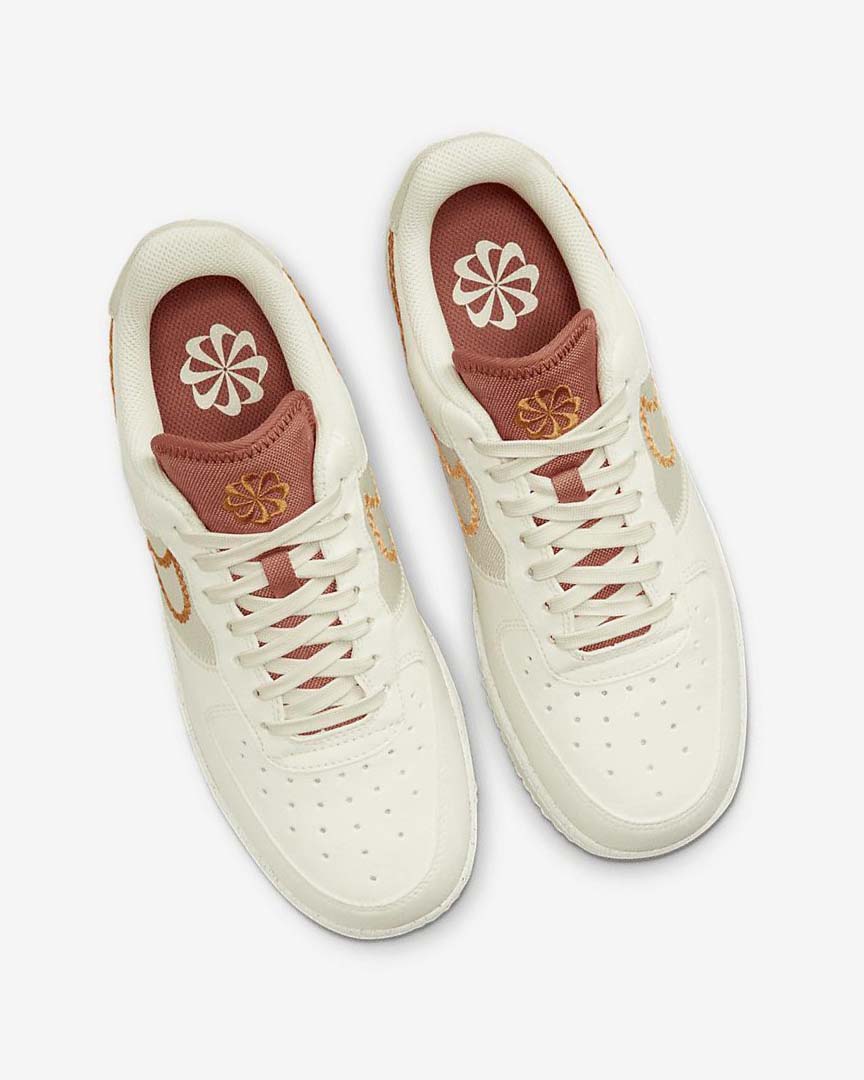 Olive / Deep Yellow Nike Air Force 1 '07 Low Women's Sneakers | CA_2282