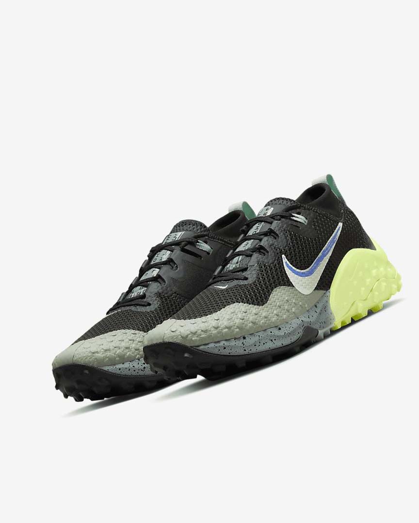 Olive / Light Lemon Nike Wildhorse 7 Women's Trail Running Shoes | CA_2963