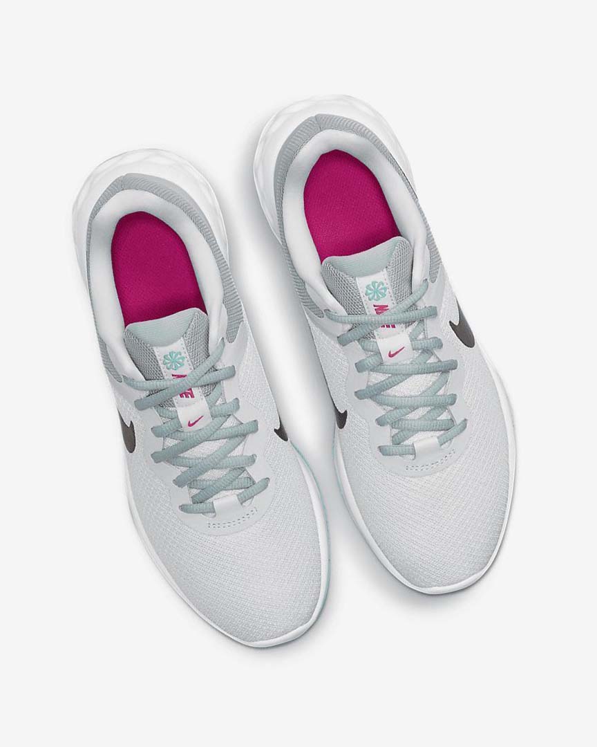 Olive / Pink / Grey Nike Revolution 6 Next Nature Women's Running Shoes | CA_2597
