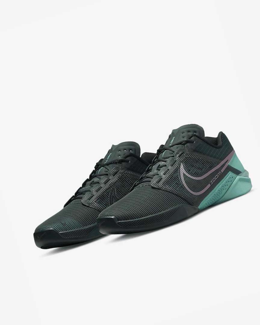 Olive / Turquoise Nike Zoom Metcon Turbo 2 Men's Training Shoes | CA_4871