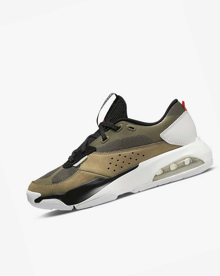Olive / White / Brown / Red Nike Jordan Air 200E Men\'s Sneakers | CA_5461