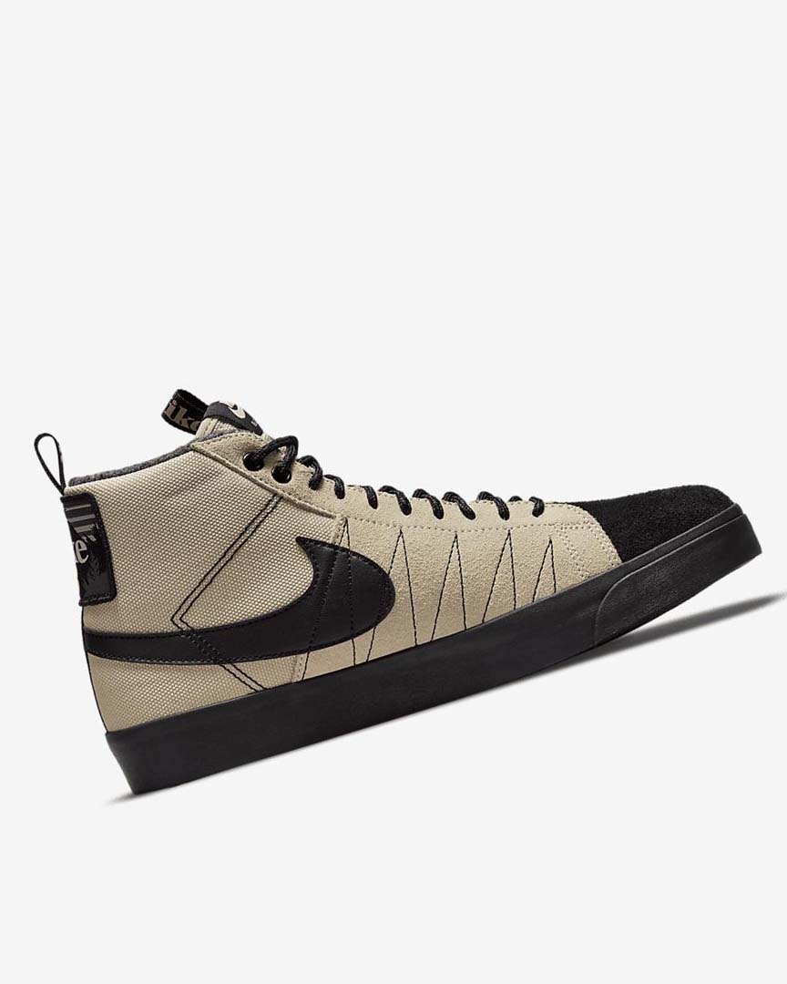 Orange / Black Nike SB Zoom Blazer Mid PRM Women's Skate Shoes | CA_4914