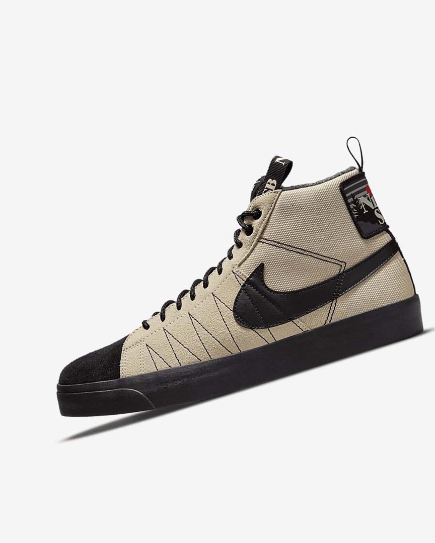 Orange / Black Nike SB Zoom Blazer Mid PRM Women\'s Skate Shoes | CA_4914