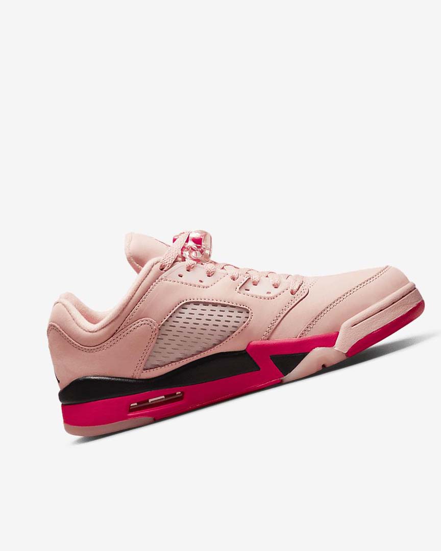 Orange / Black / Red Nike Air Jordan 5 Retro Low Women's Basketball Shoes | CA_2464