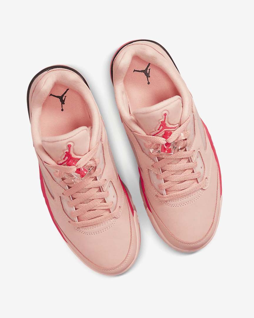 Orange / Black / Red Nike Air Jordan 5 Retro Low Women's Basketball Shoes | CA_2464