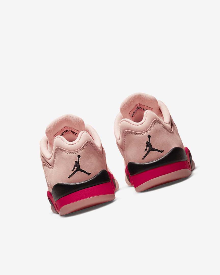 Orange / Black / Red Nike Air Jordan 5 Retro Low Women's Basketball Shoes | CA_2464