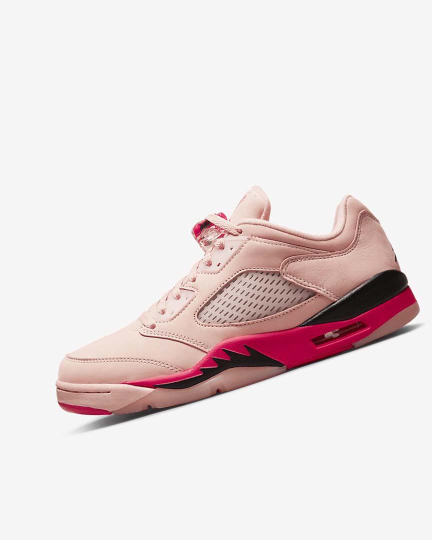 Orange / Black / Red Nike Air Jordan 5 Retro Low Women\'s Basketball Shoes | CA_2464