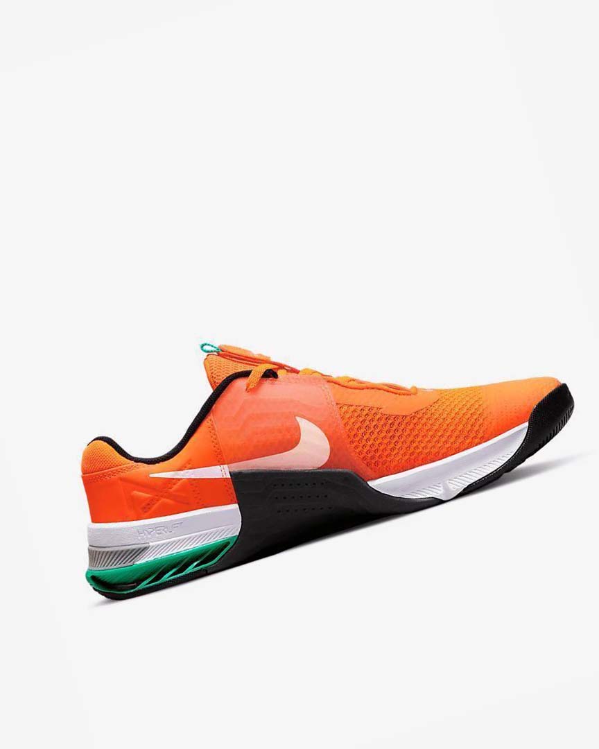Orange / Dark Grey / Turquoise / White Nike Metcon 7 Men's Training Shoes | CA_5252