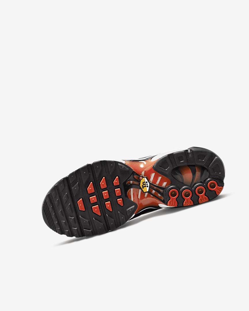 Orange / Gold / Black Nike Air Max Plus Girls' Sneakers | CA_5523