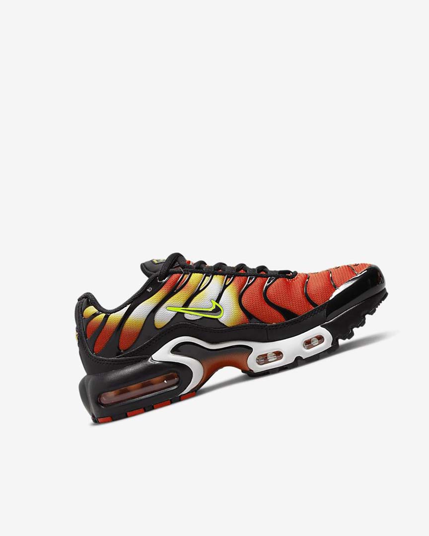 Orange / Gold / Black Nike Air Max Plus Girls' Sneakers | CA_5523