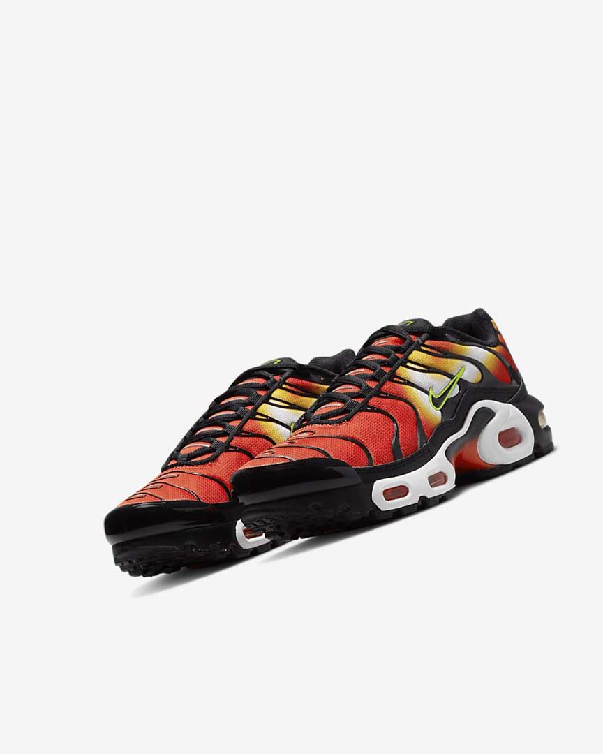 Orange / Gold / Black Nike Air Max Plus Girls' Sneakers | CA_5523