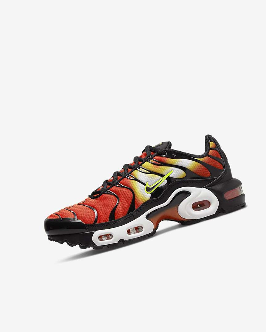 Orange / Gold / Black Nike Air Max Plus Girls\' Sneakers | CA_5523