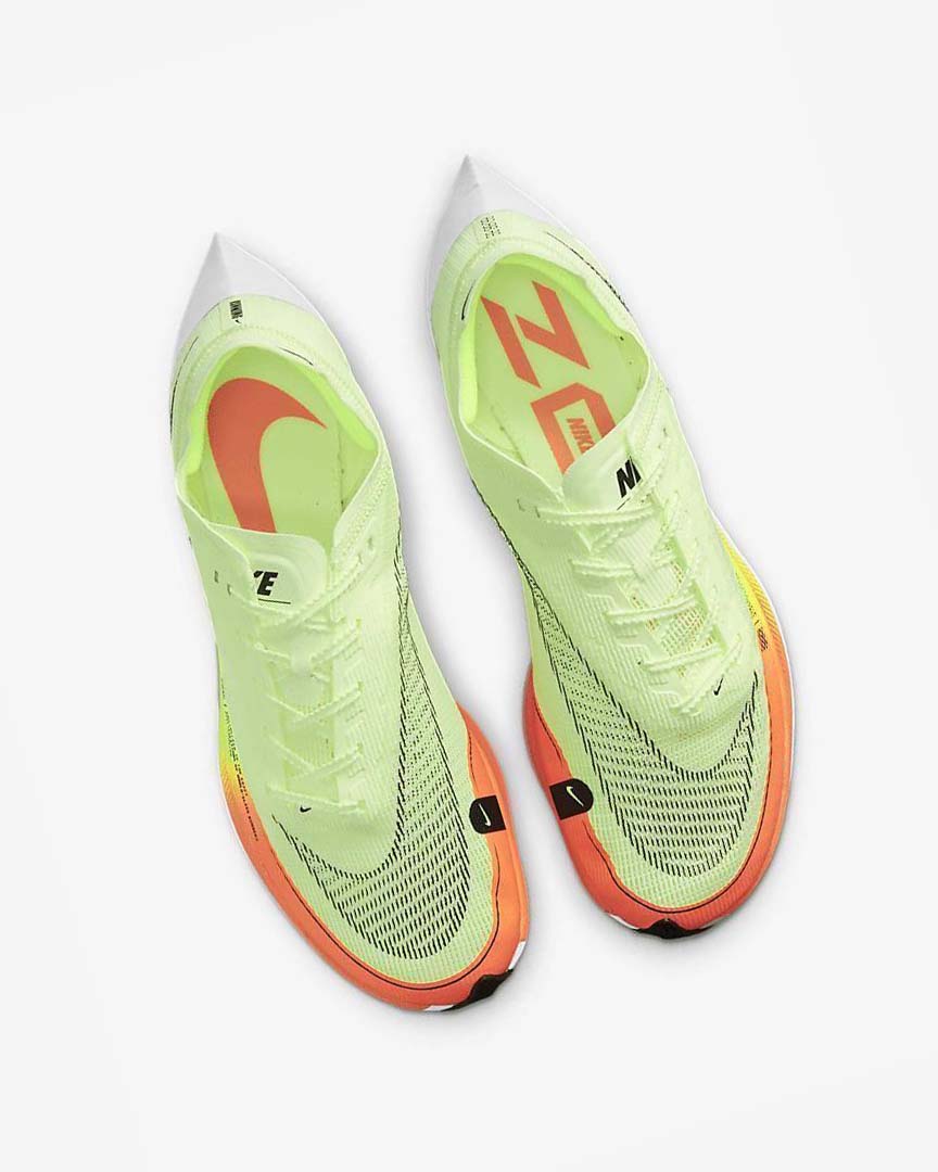 Orange / Green Nike ZoomX Vaporfly Next% 2 Men's Running Shoes | CA_4650