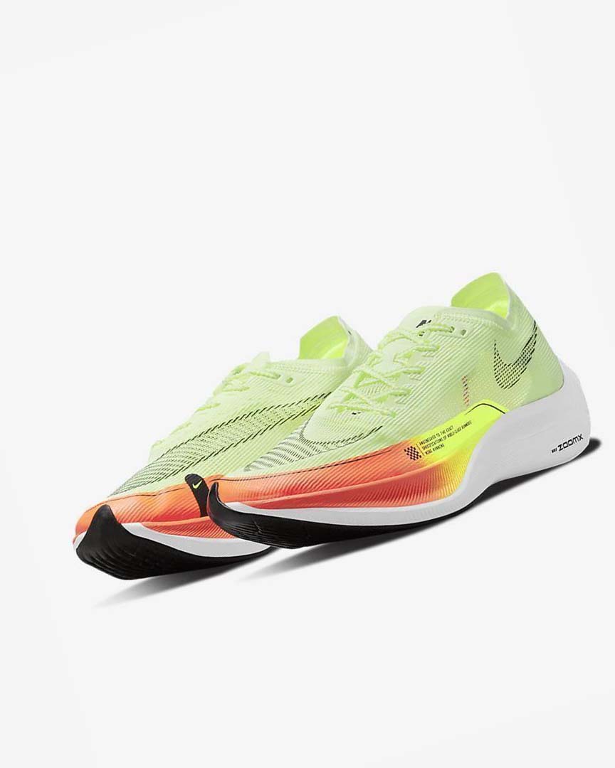 Orange / Green Nike ZoomX Vaporfly Next% 2 Men's Running Shoes | CA_4650