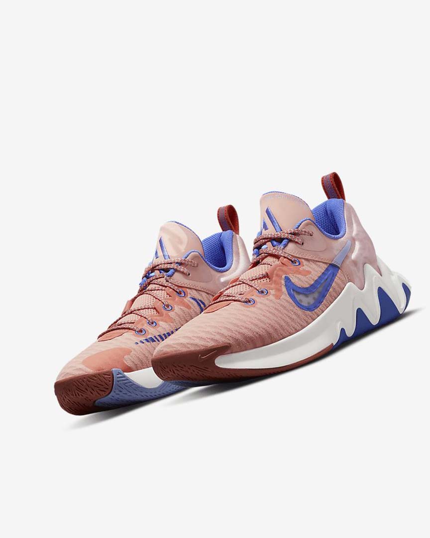 Orange / Light Blue / Blue Nike Giannis Immortality Women's Basketball Shoes | CA_2433