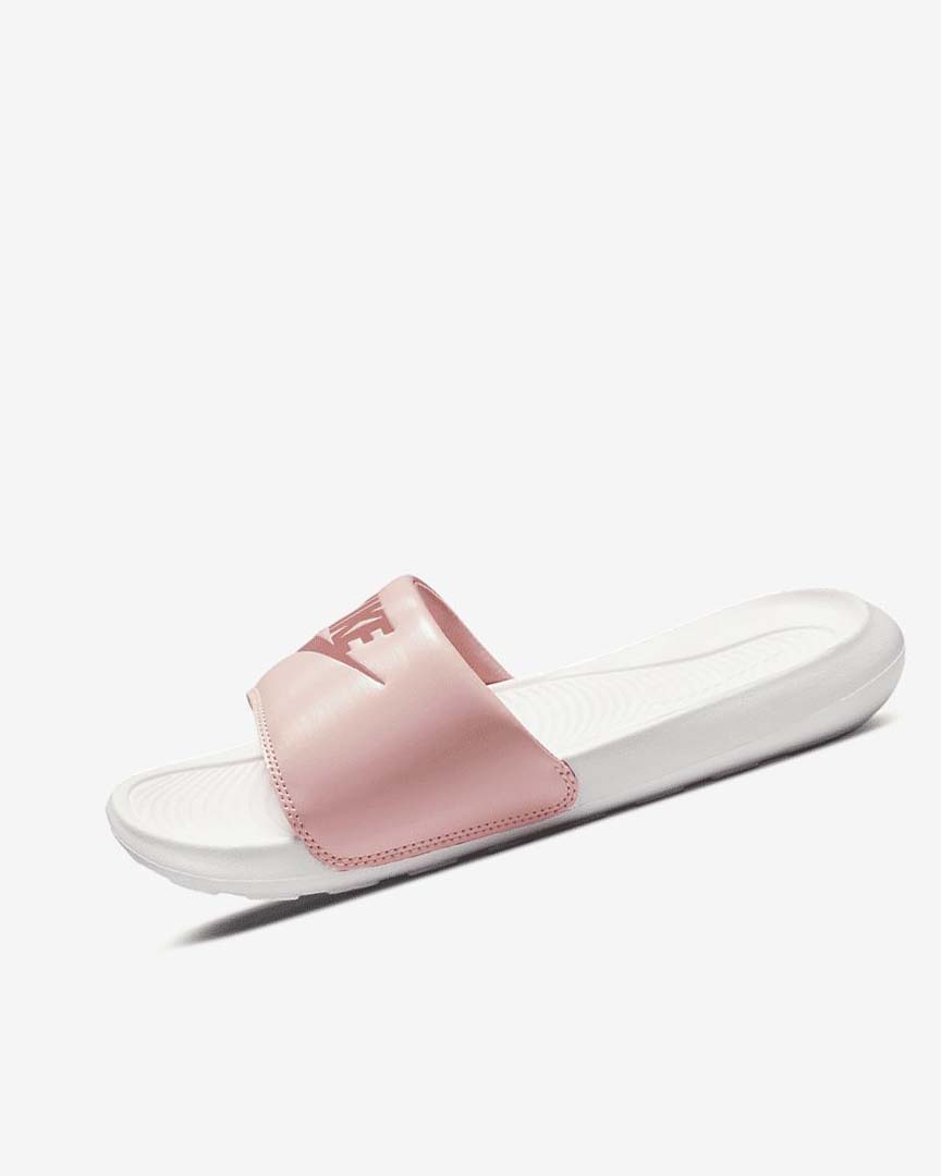 Orange / Light Nike Victori One Women\'s Slides | CA_2806