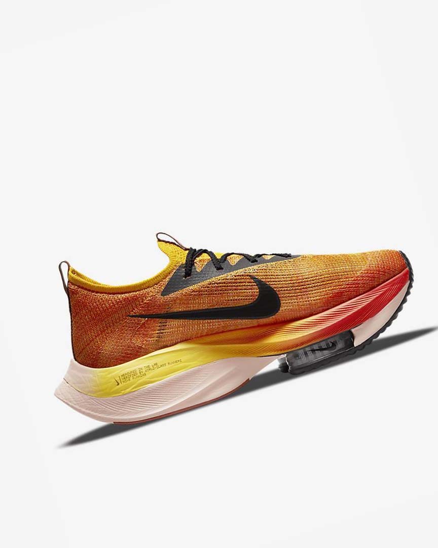 Orange / Orange / Black Nike Air Zoom Alphafly NEXT% Flyknit Ekiden Men's Running Shoes | CA_5043
