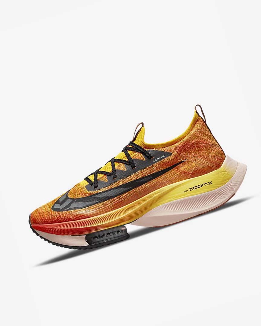 Orange / Orange / Black Nike Air Zoom Alphafly NEXT% Flyknit Ekiden Men\'s Running Shoes | CA_5043