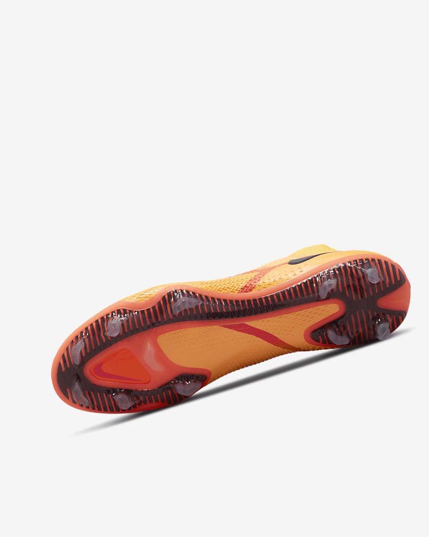 Orange / Orange / Light Red / Black Nike Phantom GT2 Dynamic Fit Elite FG Women's Soccer Cleats | CA_1171