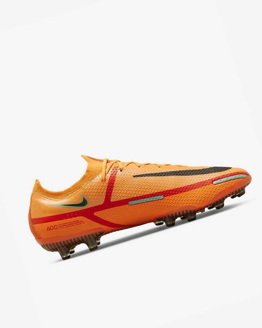 Orange / Orange / Light Red / Black Nike Phantom GT2 Elite AG-Pro Men's Soccer Cleats | CA_1199