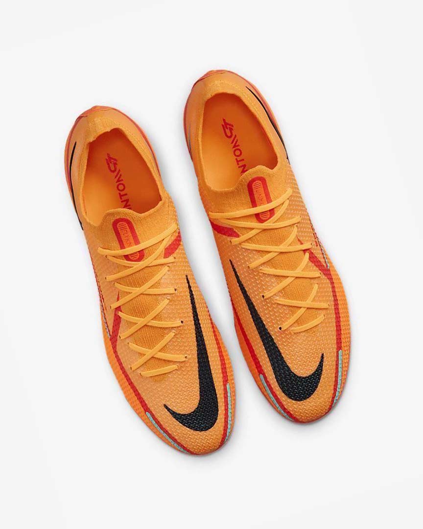 Orange / Orange / Light Red / Black Nike Phantom GT2 Elite AG-Pro Men's Soccer Cleats | CA_1199