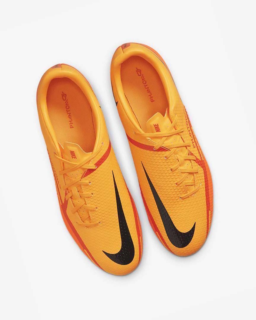 Orange / Orange / Light Red / Black Nike Phantom GT2 Academy MG Men's Soccer Cleats | CA_1206