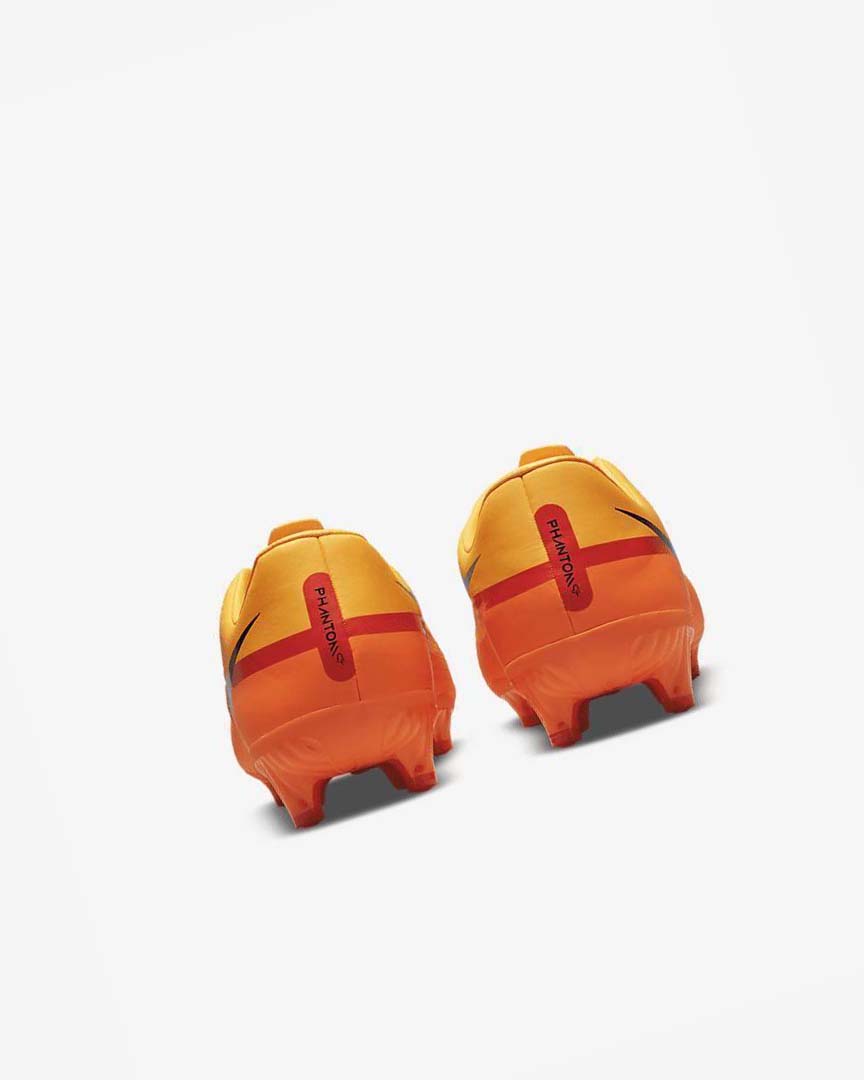 Orange / Orange / Light Red / Black Nike Phantom GT2 Academy MG Men's Soccer Cleats | CA_1206