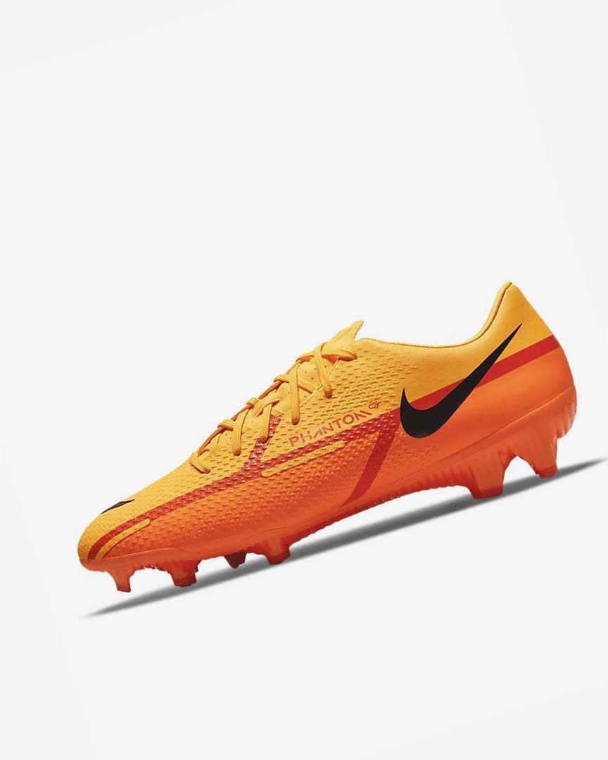 Orange / Orange / Light Red / Black Nike Phantom GT2 Academy MG Men\'s Soccer Cleats | CA_1206