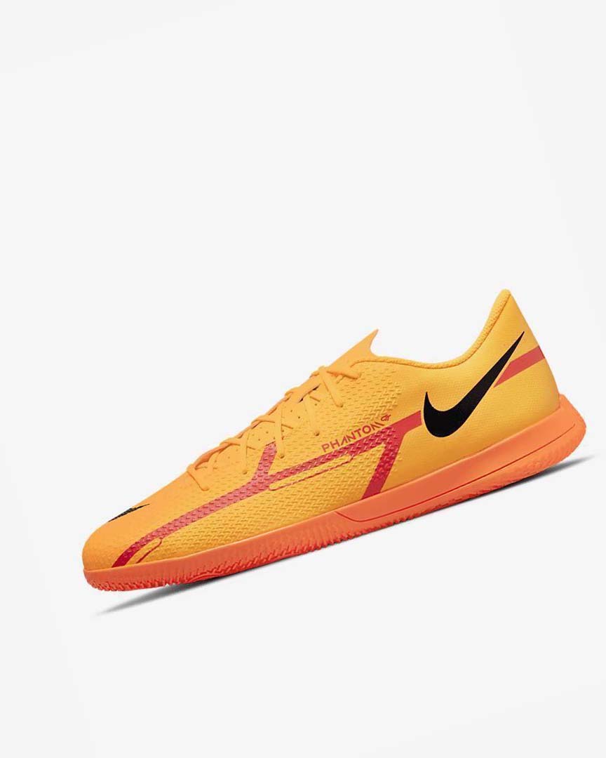 Orange / Orange / Light Red / Black Nike Phantom GT2 Club IC Men\'s Soccer Shoes | CA_2288