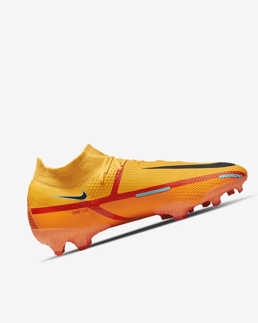 Orange / Orange / Light Red / Black Nike Phantom GT2 Pro Dynamic Fit FG Women's Soccer Cleats | CA_2339