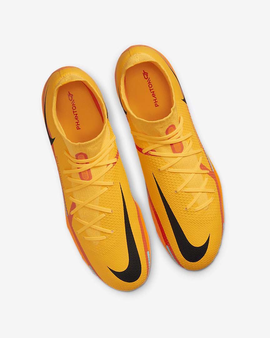Orange / Orange / Light Red / Black Nike Phantom GT2 Pro Dynamic Fit FG Women's Soccer Cleats | CA_2339