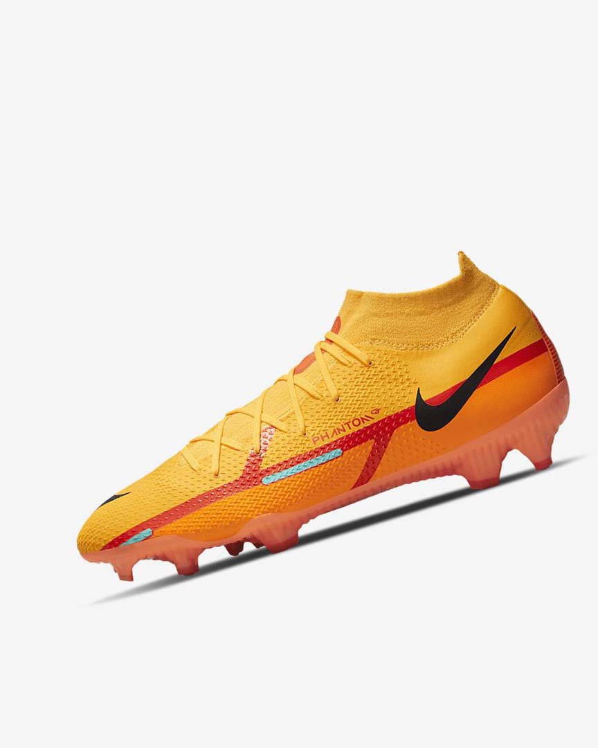 Orange / Orange / Light Red / Black Nike Phantom GT2 Pro Dynamic Fit FG Women\'s Soccer Cleats | CA_2339