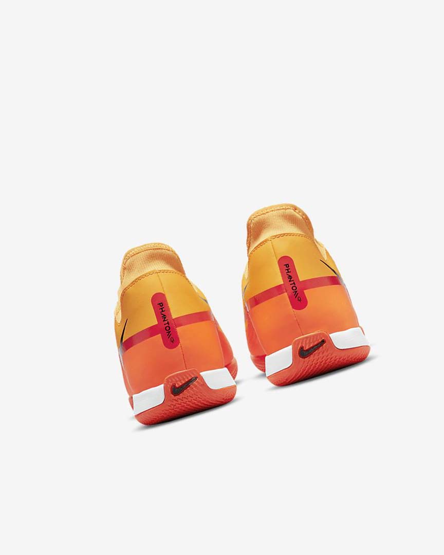Orange / Orange / Light Red / Black Nike Phantom GT2 Academy Dynamic Fit IC Women's Soccer Shoes | CA_2609