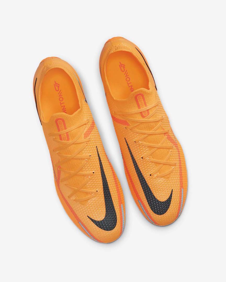 Orange / Orange / Light Red / Black Nike Phantom GT2 Elite SG-Pro AC Women's Soccer Cleats | CA_2923