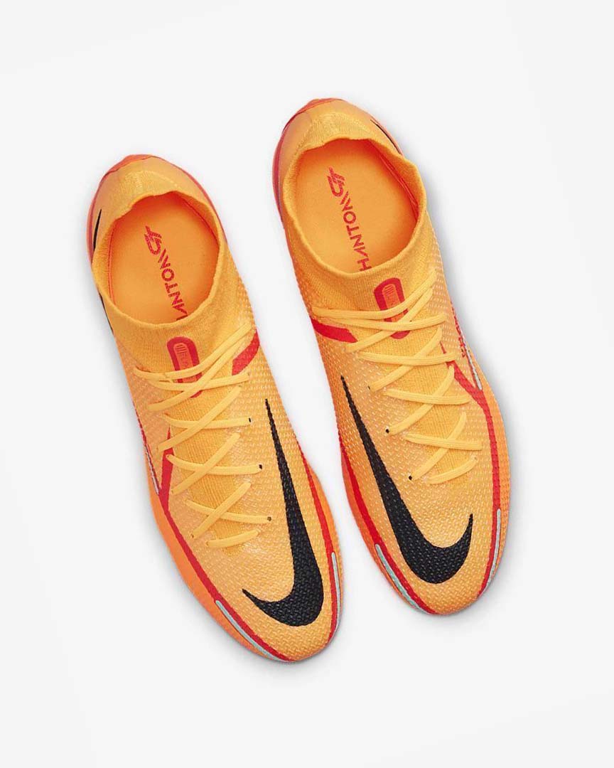 Orange / Orange / Light Red / Black Nike Phantom GT2 Dynamic Fit Elite FG Men's Soccer Cleats | CA_3069
