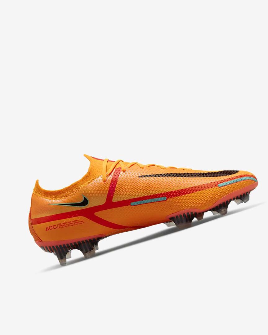 Orange / Orange / Light Red / Black Nike Phantom GT2 Elite FG Women's Soccer Cleats | CA_3105