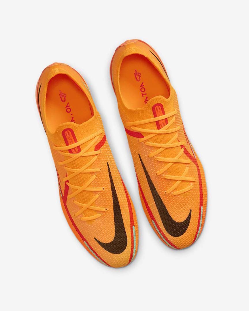 Orange / Orange / Light Red / Black Nike Phantom GT2 Elite FG Women's Soccer Cleats | CA_3105