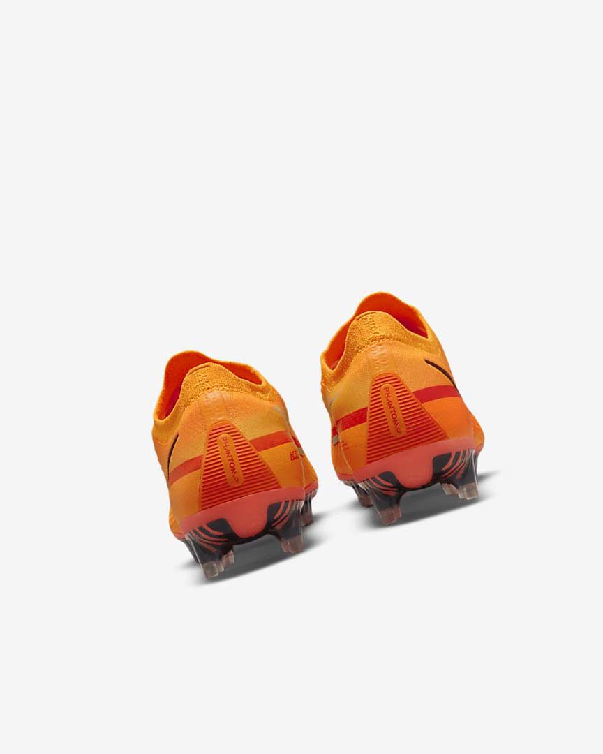 Orange / Orange / Light Red / Black Nike Phantom GT2 Elite FG Women's Soccer Cleats | CA_3105