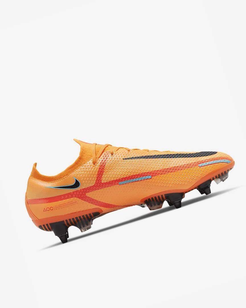 Orange / Orange / Light Red / Black Nike Phantom GT2 Elite SG-Pro AC Men's Soccer Cleats | CA_5085