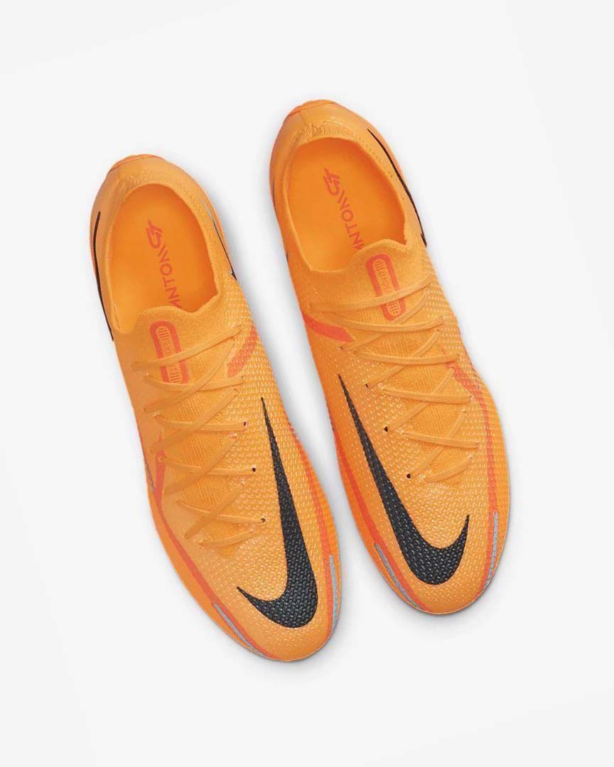 Orange / Orange / Light Red / Black Nike Phantom GT2 Elite SG-Pro AC Men's Soccer Cleats | CA_5085