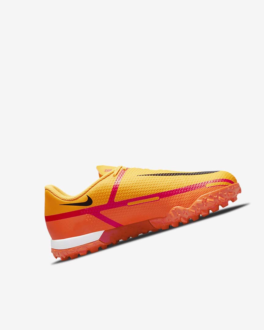 Orange / Orange / Light Red / Black Nike Jr. Phantom GT2 Academy TF Girls' Soccer Shoes | CA_5117