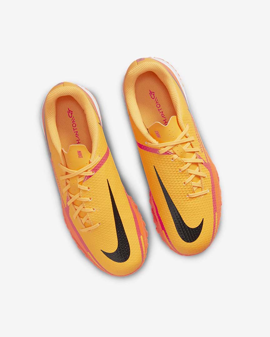 Orange / Orange / Light Red / Black Nike Jr. Phantom GT2 Academy TF Girls' Soccer Shoes | CA_5117