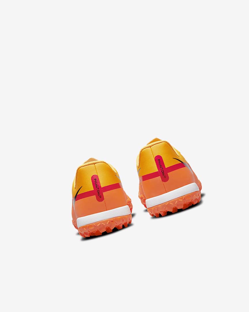 Orange / Orange / Light Red / Black Nike Jr. Phantom GT2 Academy TF Girls' Soccer Shoes | CA_5117