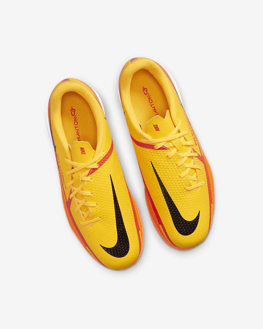 Orange / Orange / Light Red / Black Nike Jr. Phantom GT2 Academy IC Boys' Soccer Shoes | CA_5191