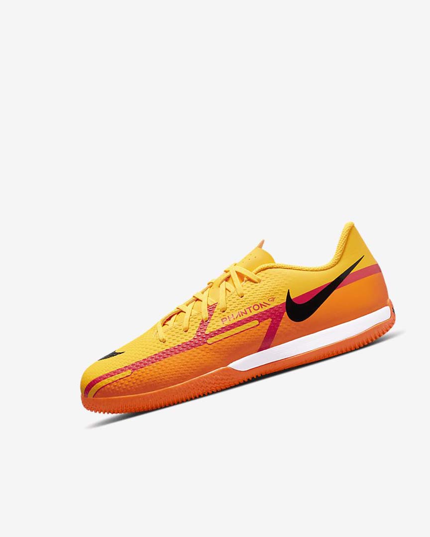 Orange / Orange / Light Red / Black Nike Jr. Phantom GT2 Academy IC Boys\' Soccer Shoes | CA_5191