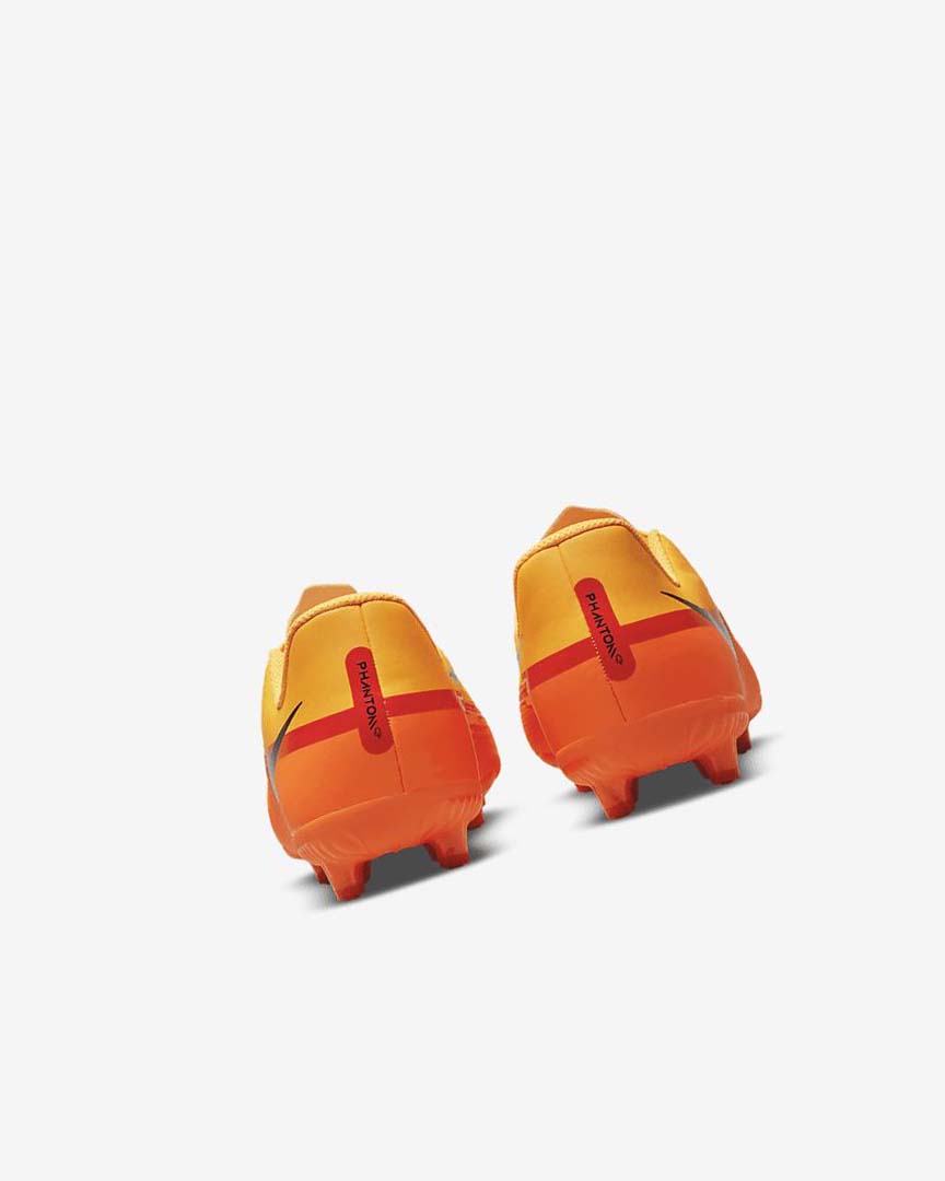 Orange / Orange / Light Red / Black Nike Jr. Phantom GT2 Academy MG Boys' Soccer Cleats | CA_5237