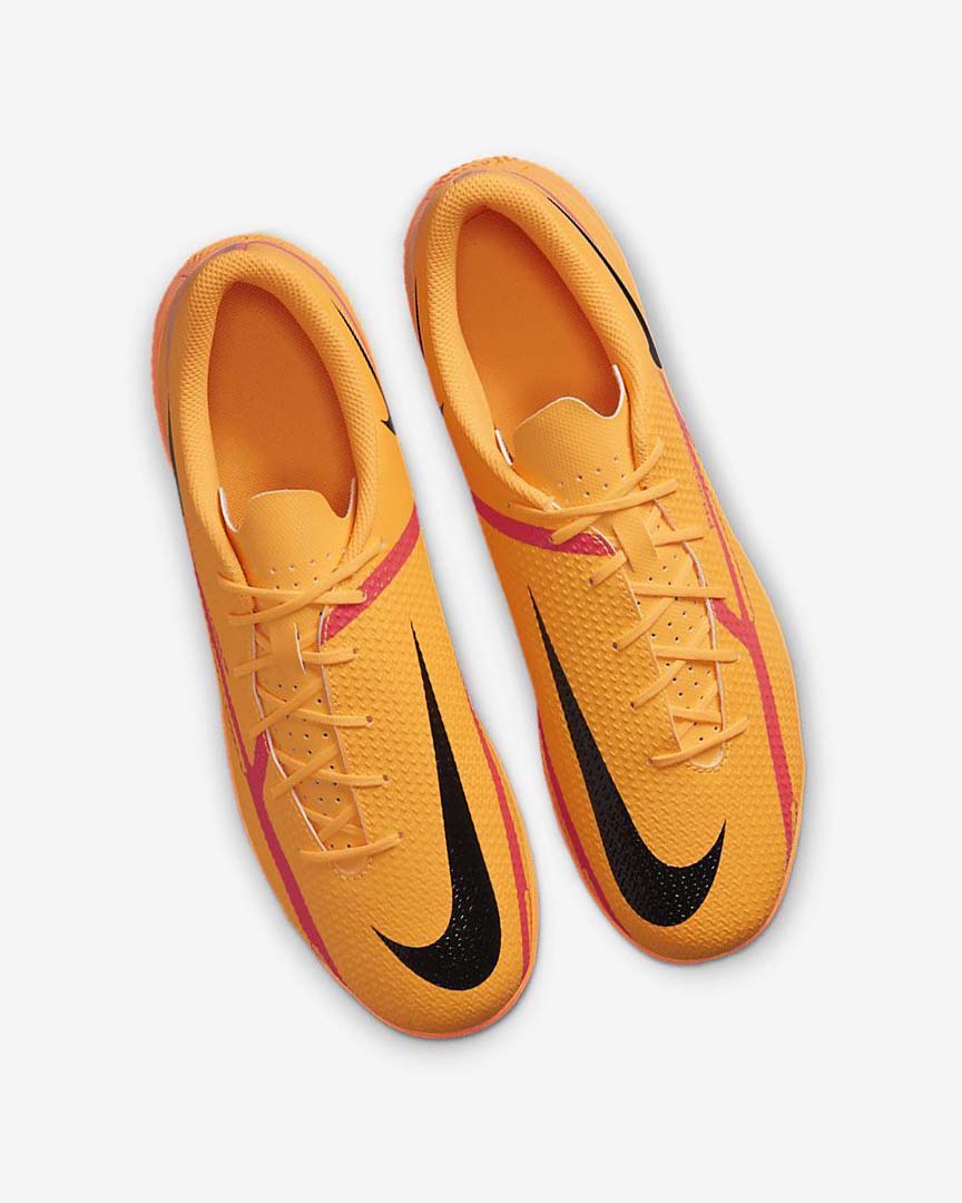 Orange / Orange / Light Red / Black Nike Phantom GT2 Club IC Women's Soccer Shoes | CA_5458