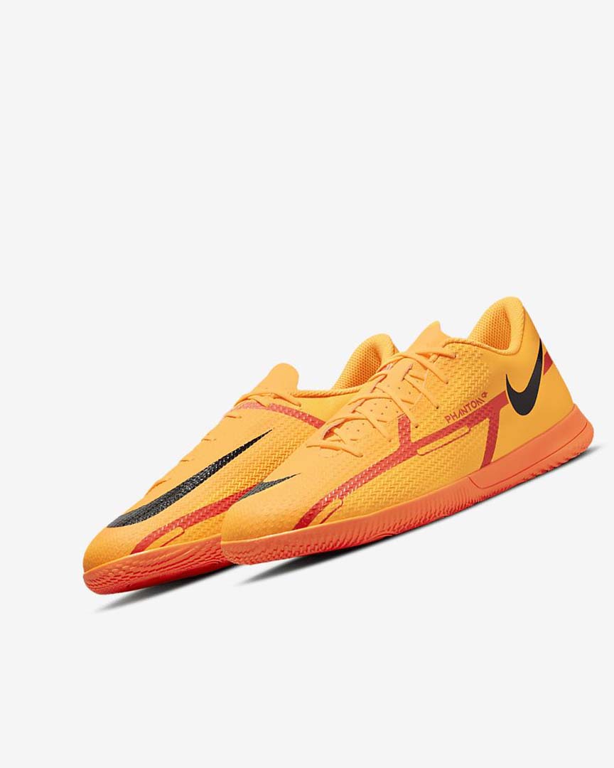 Orange / Orange / Light Red / Black Nike Phantom GT2 Club IC Women's Soccer Shoes | CA_5458