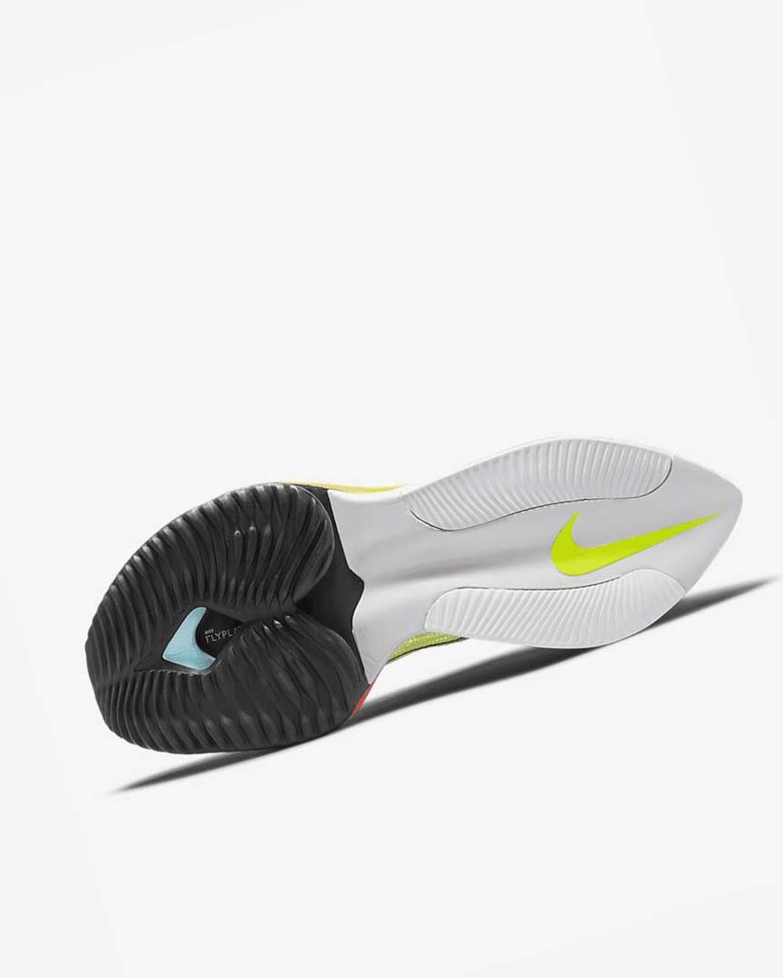 Orange / Turquoise / Black Nike Air Zoom Alphafly NEXT% Flyknit Men's Running Shoes | CA_2729